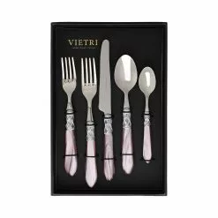 Vietri Aladdin Brilliant Lilac Five-Piece Place Setting – Set Of 4