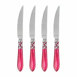 Vietri Aladdin Brilliant Steak Knives - Set Of 4