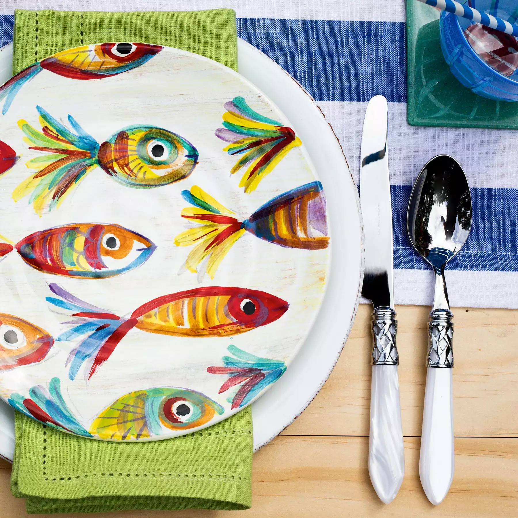 Vietri Aladdin Antique Place Knife - Image 19