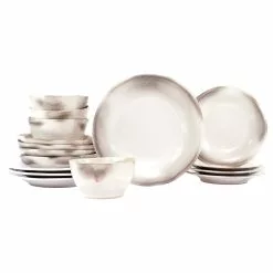 Vietri Aurora Ash Sixteen-Piece Place Setting