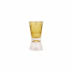 Vietri Barocco Amber Liquor Glass