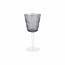 Vietri Barocco Smoke Wine Glass