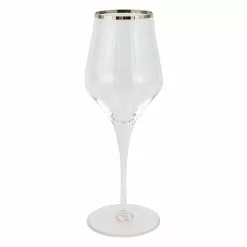 Vietri Contessa Platinum Wine Glass