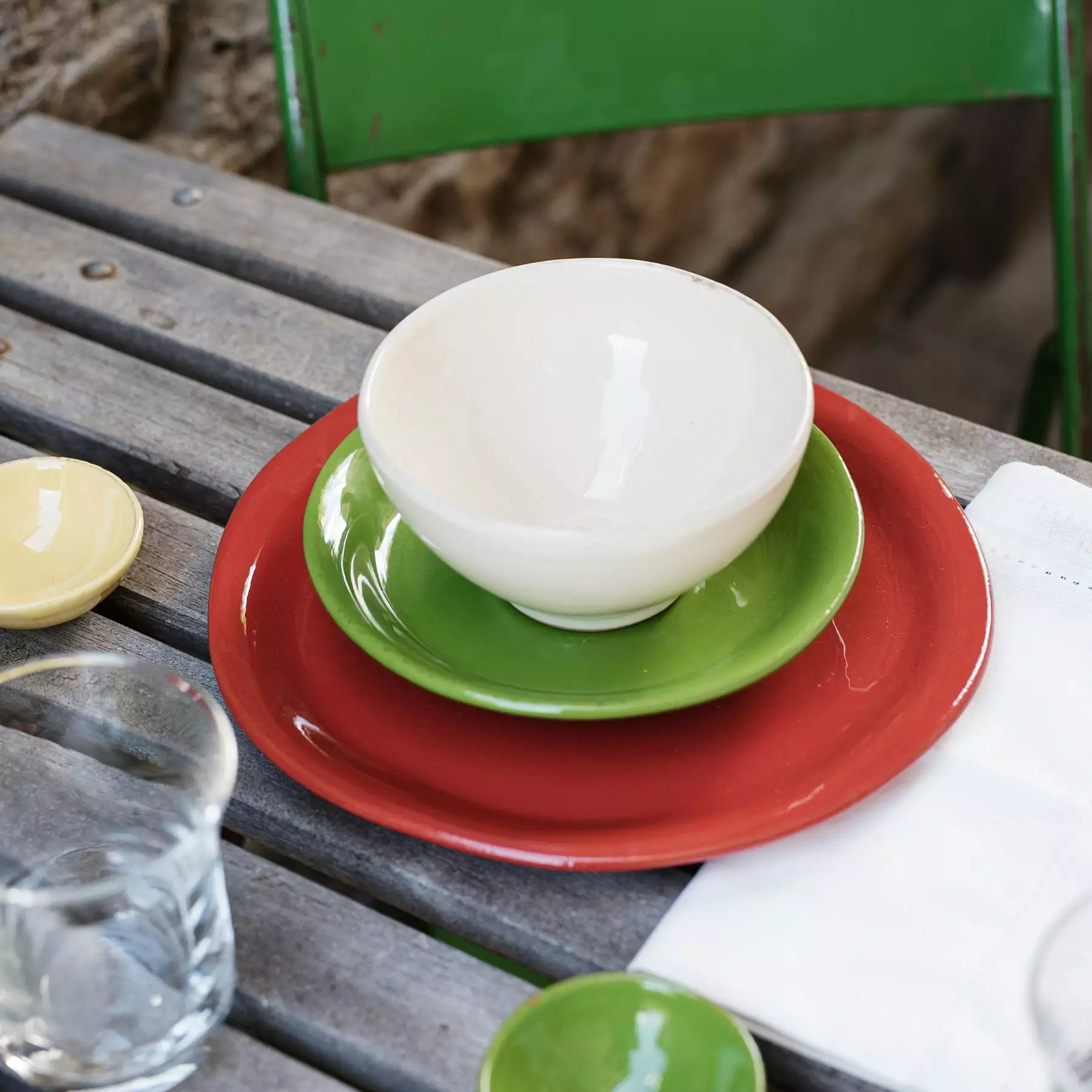 Vietri Cucina Fresca Pistachio Salad Plate - Image 3