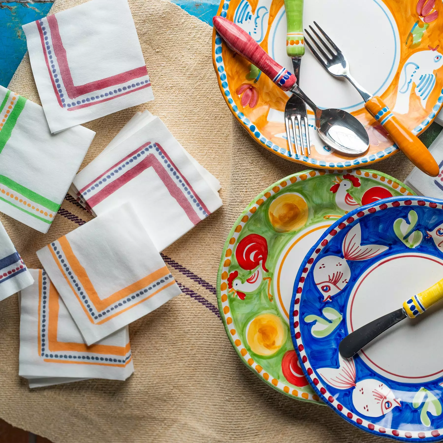 Vietri Campagna Gallina Salad Plate - Image 5