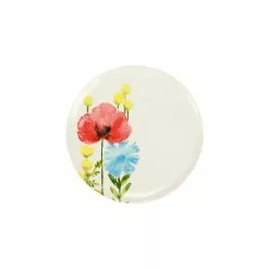 Vietri Fiori Di Campo Poppy & Daisy Salad Plate