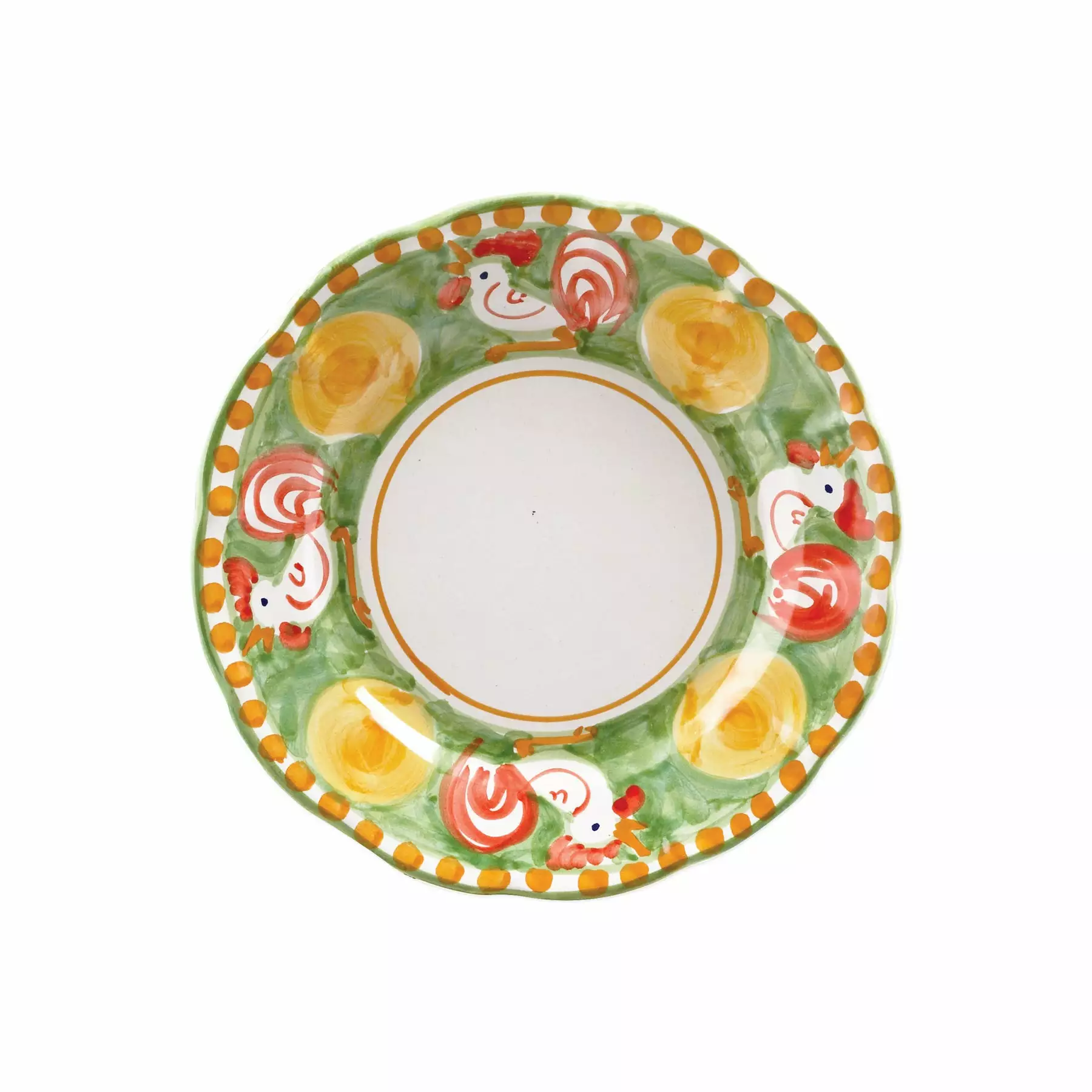 Vietri Campagna Gallina Salad Plate
