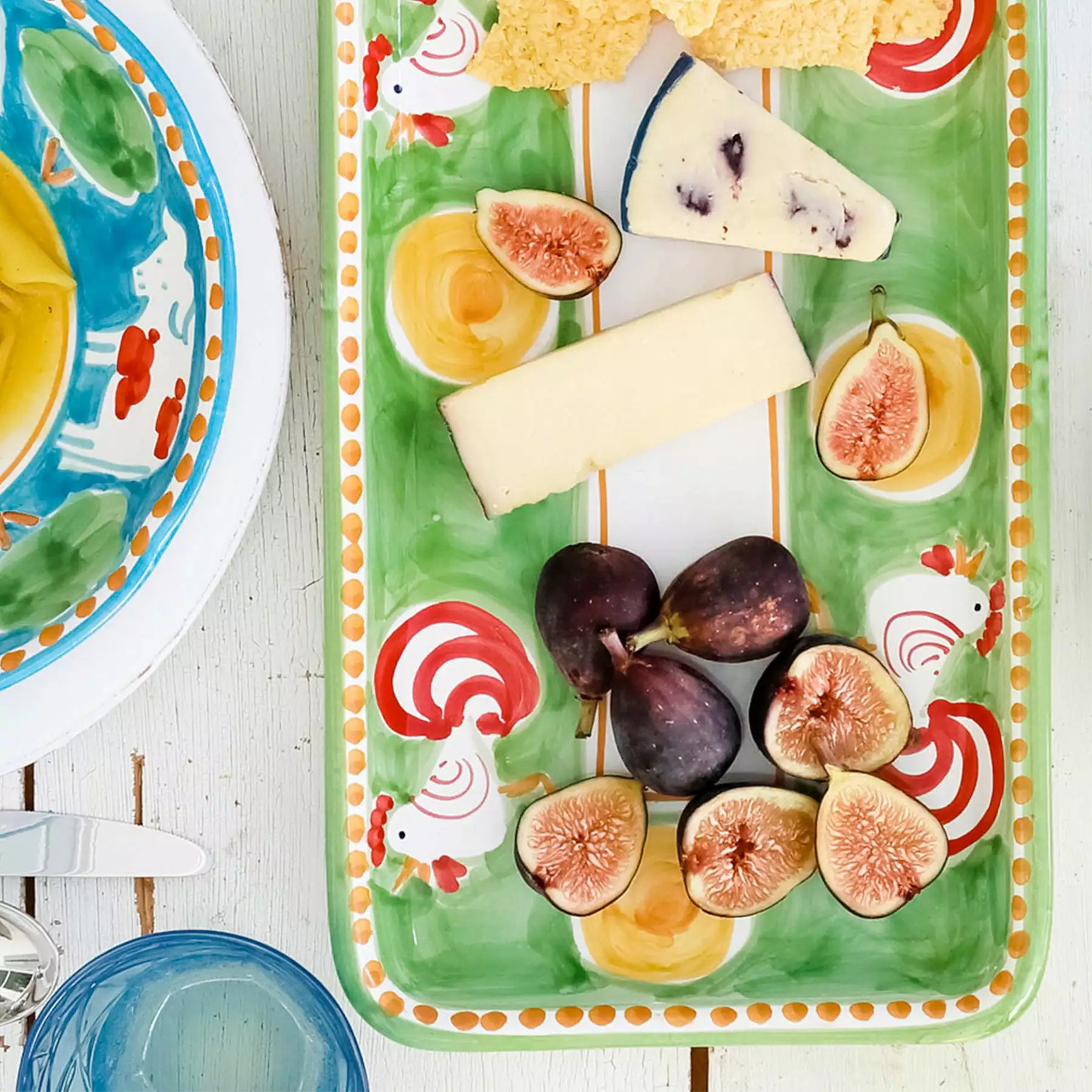 Vietri Campagna Gallina Rectangular Platter - Image 2