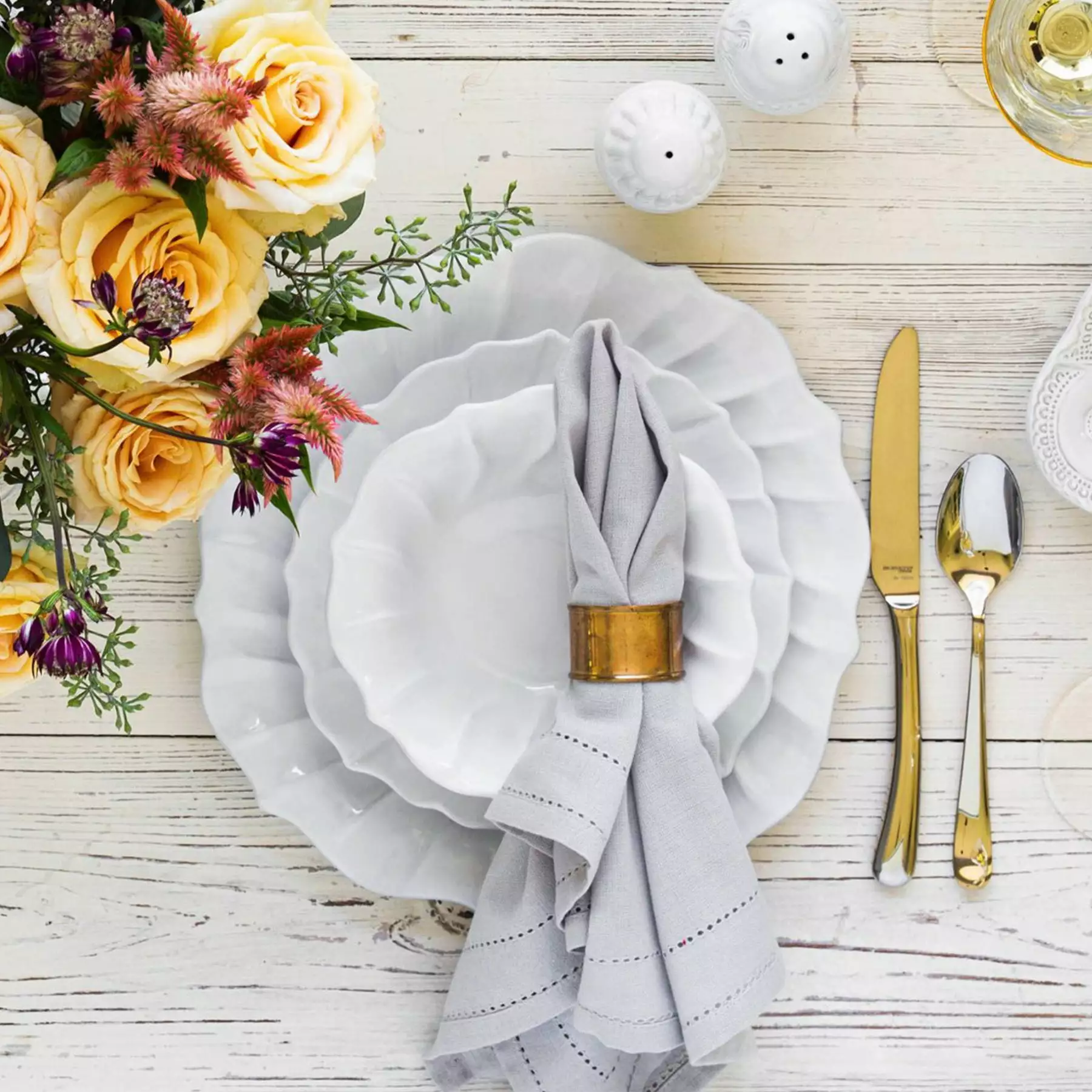 Vietri Incanto Ruffle Salad Plate - Image 3