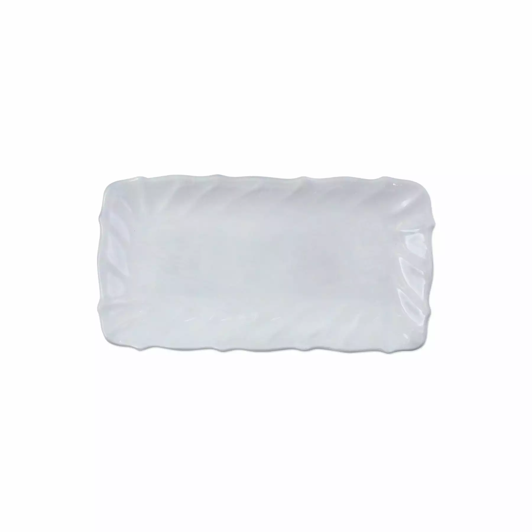 Vietri Incanto Ruffle Rectangular Tray