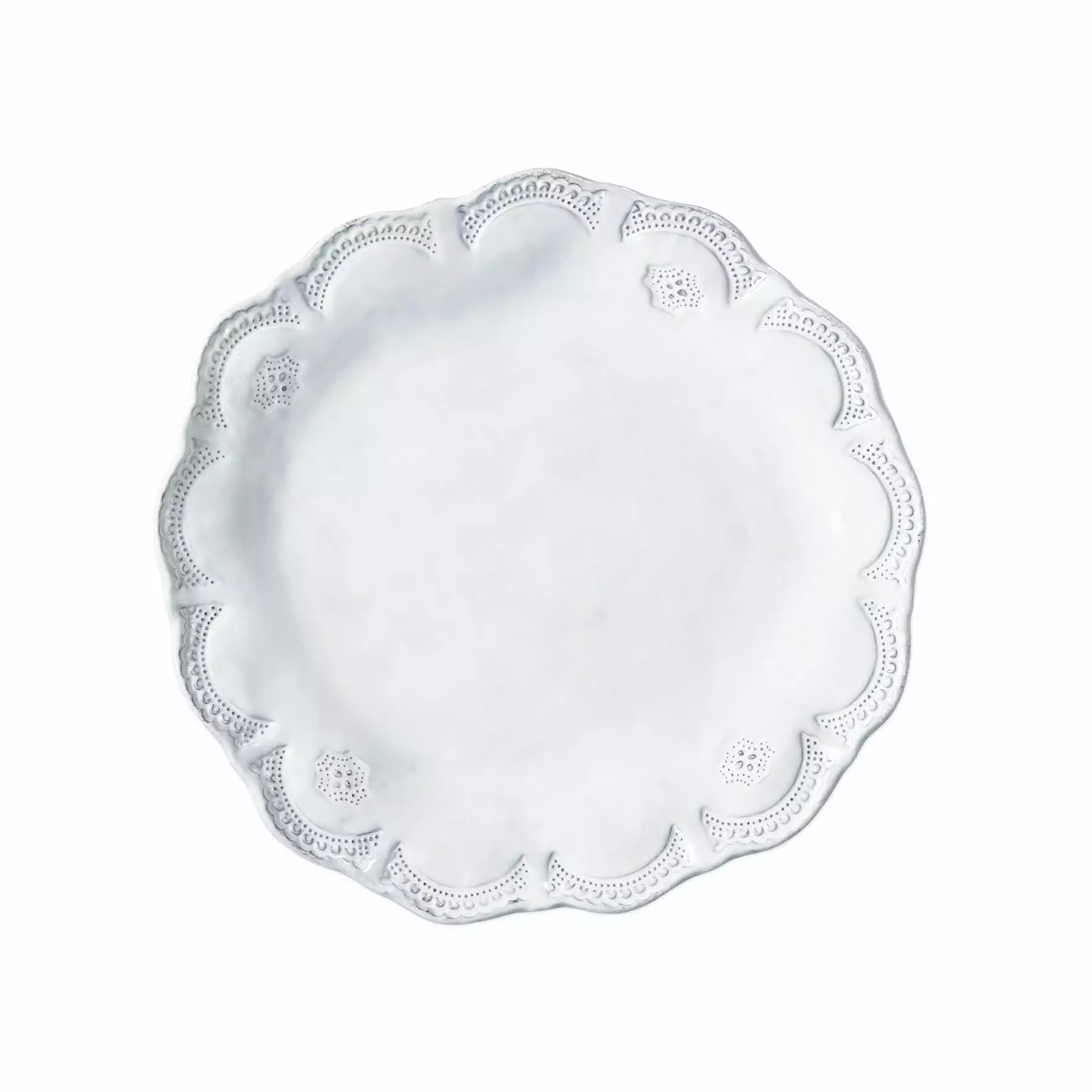 Vietri Incanto Lace European Dinner Plate
