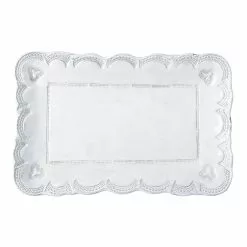 Vietri Incanto Lace Small Rectangular Platter