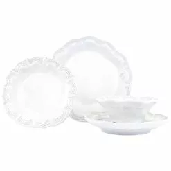 Vietri Incanto Lace Four-Piece Place Setting