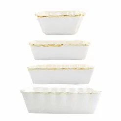 Vietri Italian Bakers 4-Piece Bakeware Essentials Set