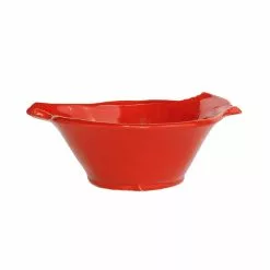 Vietri Lastra Holiday Figural Red Bird Medium Bowl