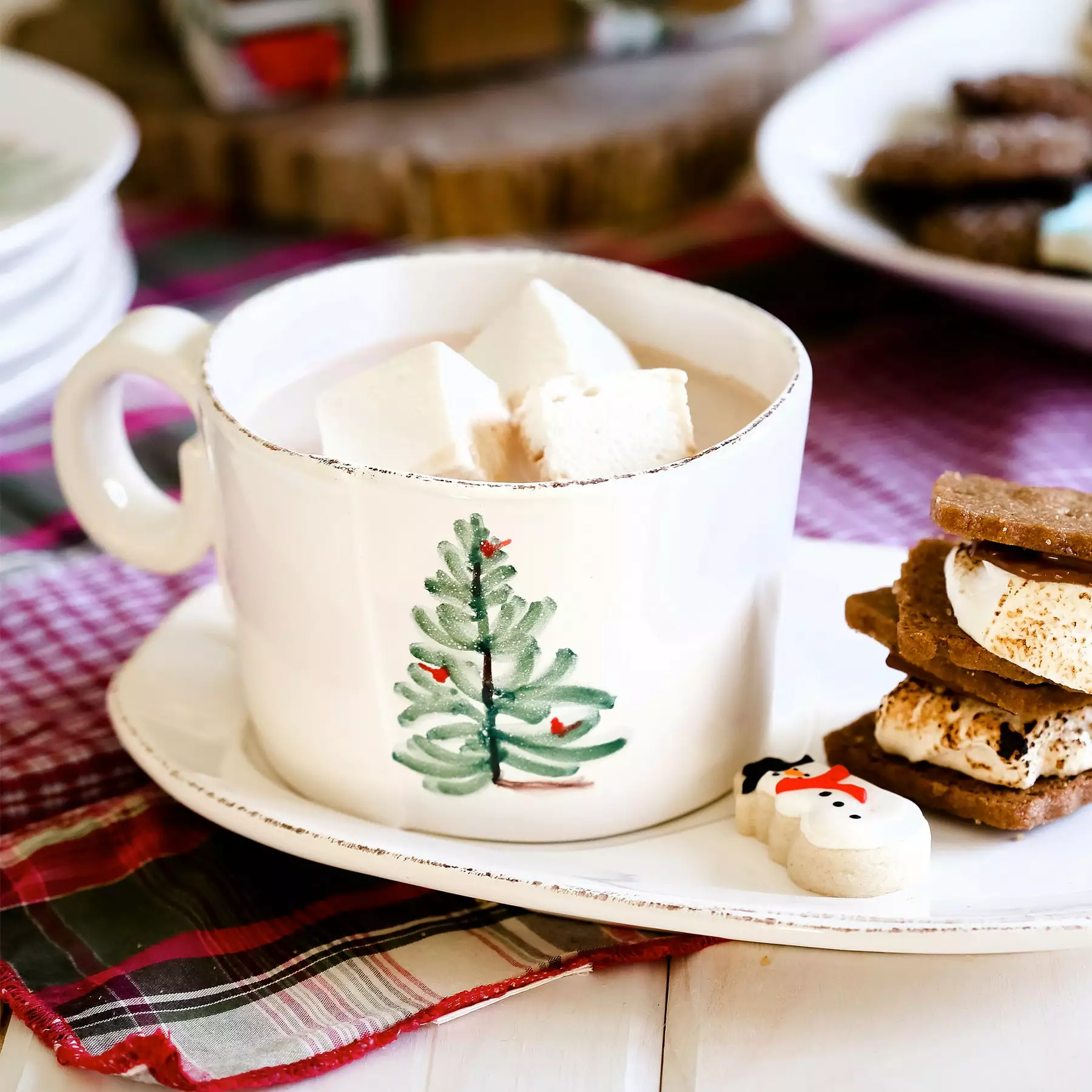 Vietri Lastra Holiday Jumbo Cup - Image 3