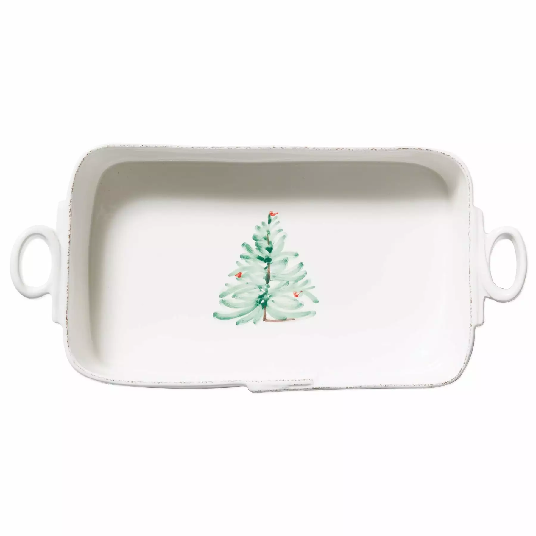 Vietri Lastra Holiday Rectangular Baker - Image 2