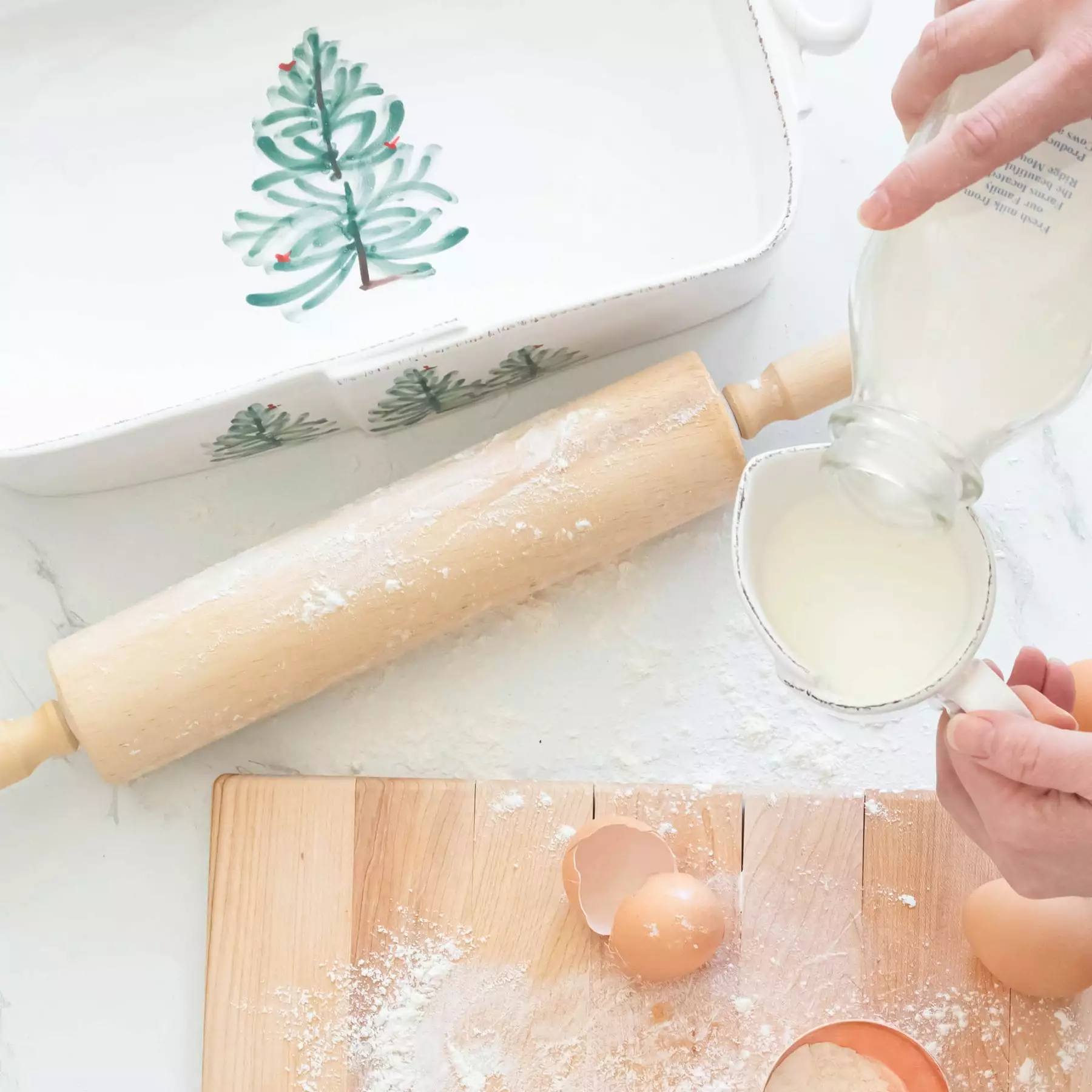 Vietri Lastra Holiday Rectangular Baker - Image 4