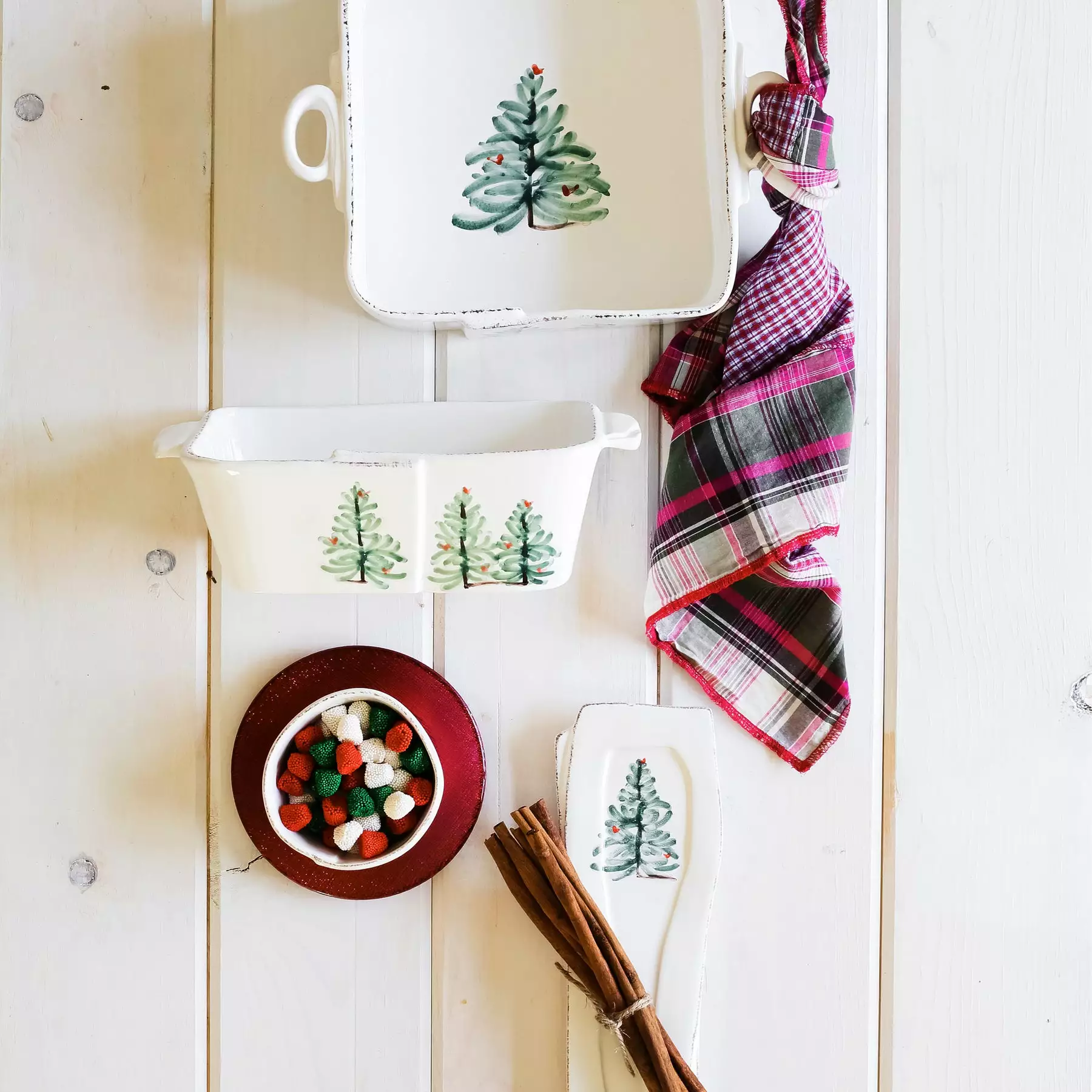 Vietri Lastra Holiday Loaf Pan - Image 3