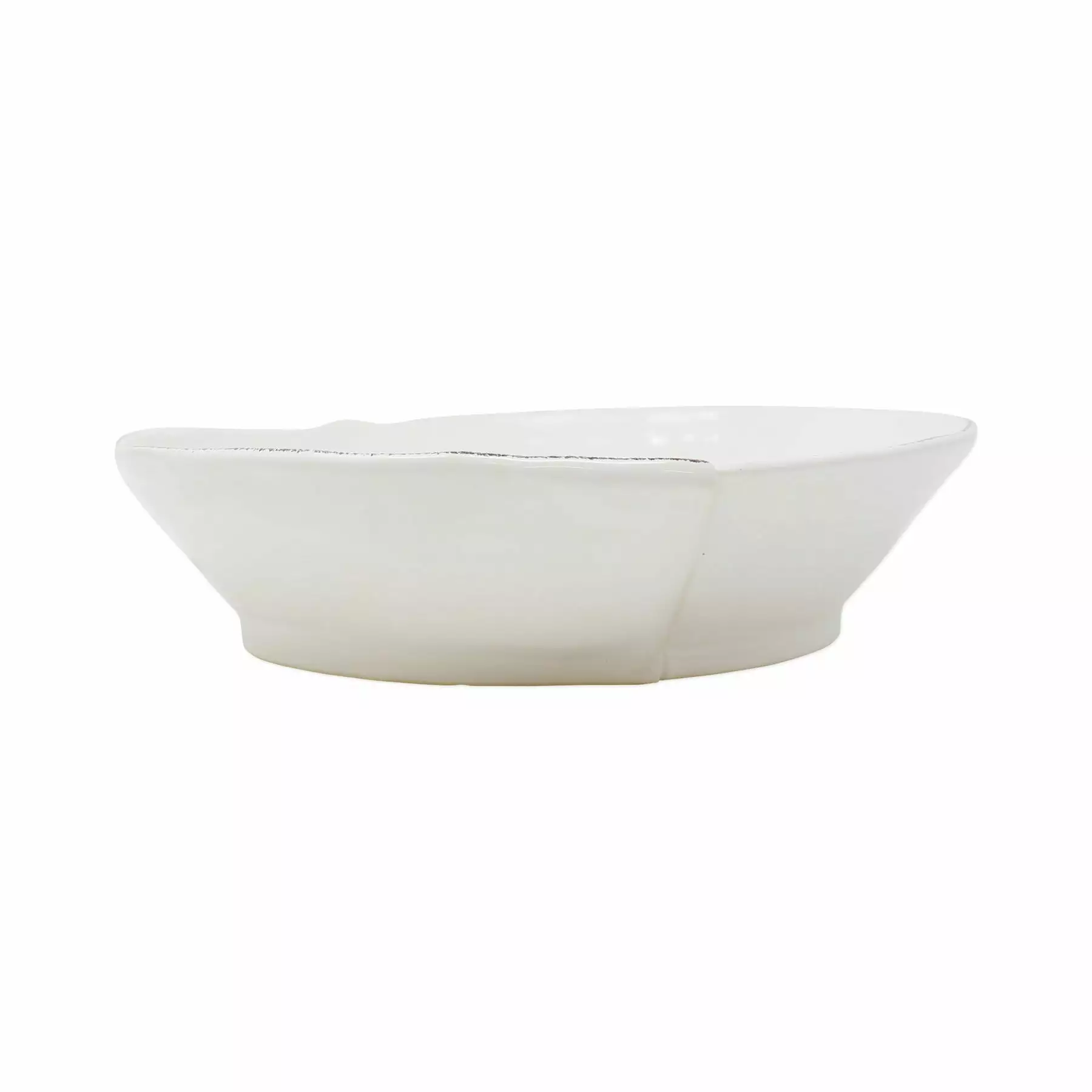 Vietri Lastra White 4-Piece Serving Bowls Set - Image 4