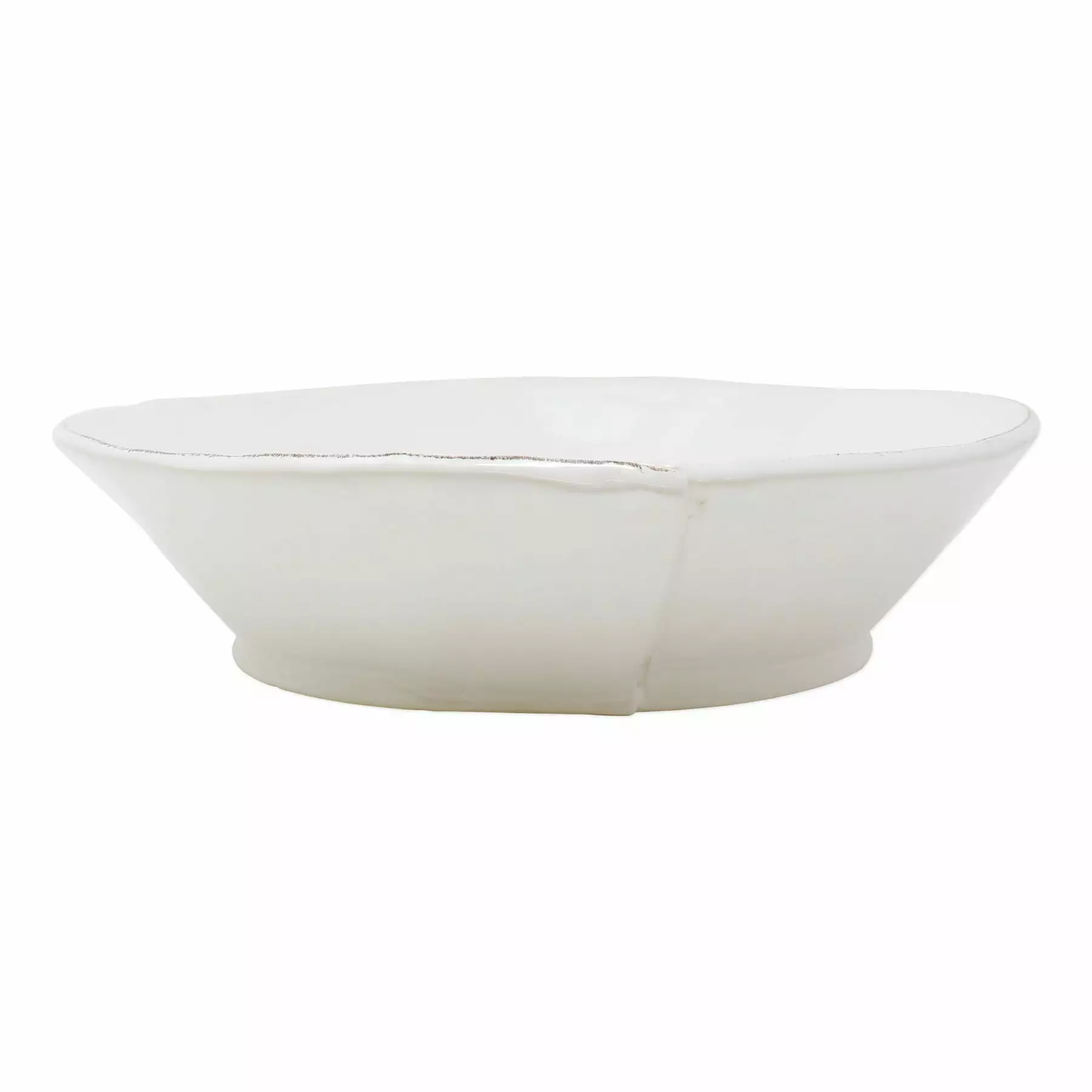 Vietri Lastra White 4-Piece Serving Bowls Set - Image 3
