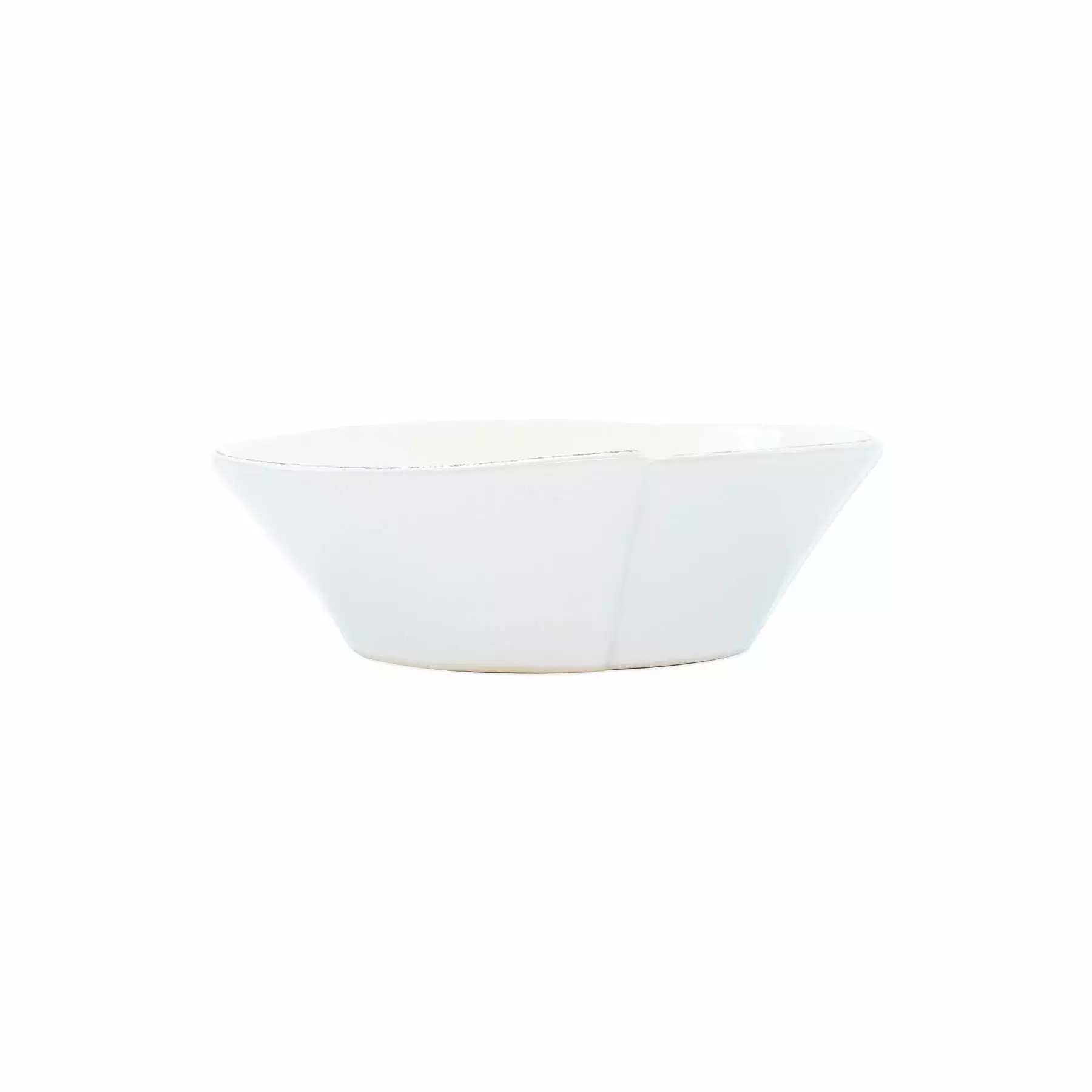 Vietri Lastra White 4-Piece Serving Bowls Set - Image 5