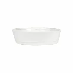 Vietri Lastra White Pie Dish
