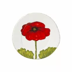 Vietri Lastra Poppy Salad Plate
