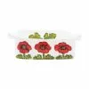 Vietri Lastra Poppy Square Baker