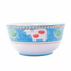 Vietri Campagna Mucca Deep Serving Bowl