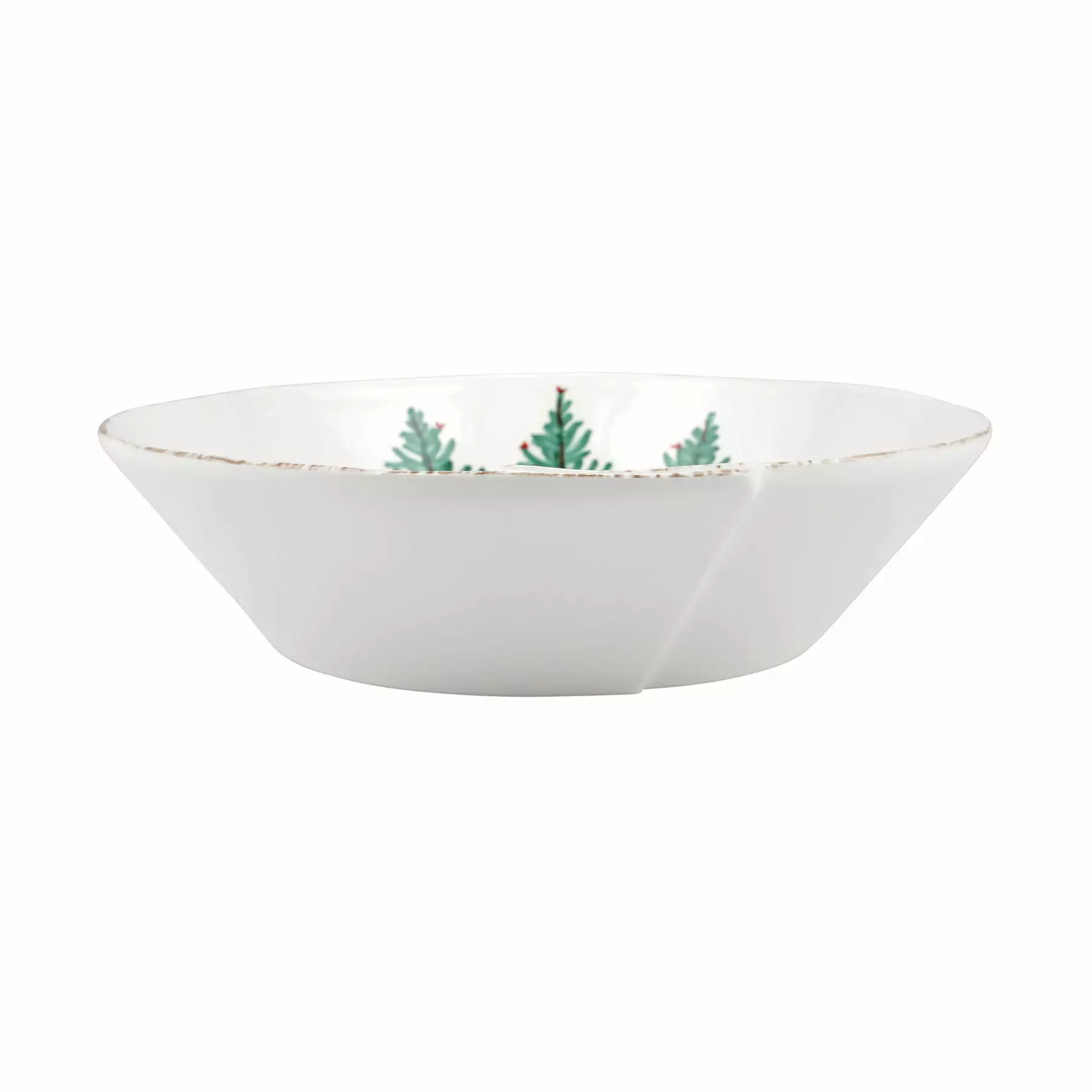 Vietri Melamine Lastra Holiday Large Shallow Serving Bowl - Image 2