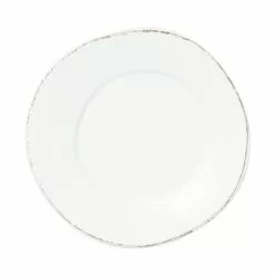 Vietri Melamine Lastra White Dinner Plate
