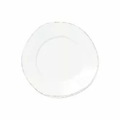 Vietri Melamine Lastra White Salad Plate