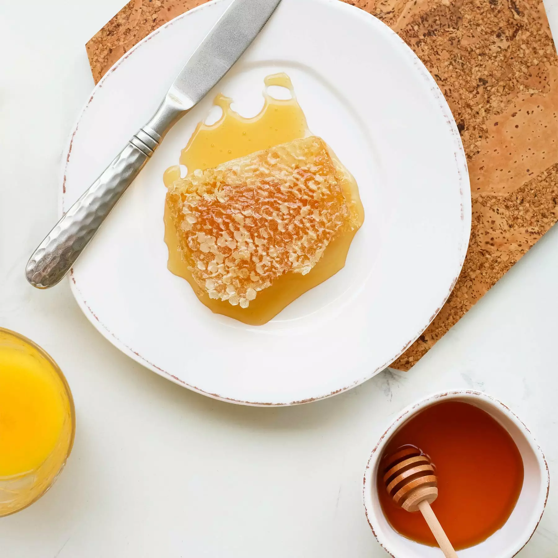 Vietri Melamine Lastra White Salad Plate - Image 5