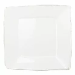 Vietri Melamine Lastra White Square Platter
