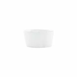 Vietri Melamine Lastra White Condiment Bowl