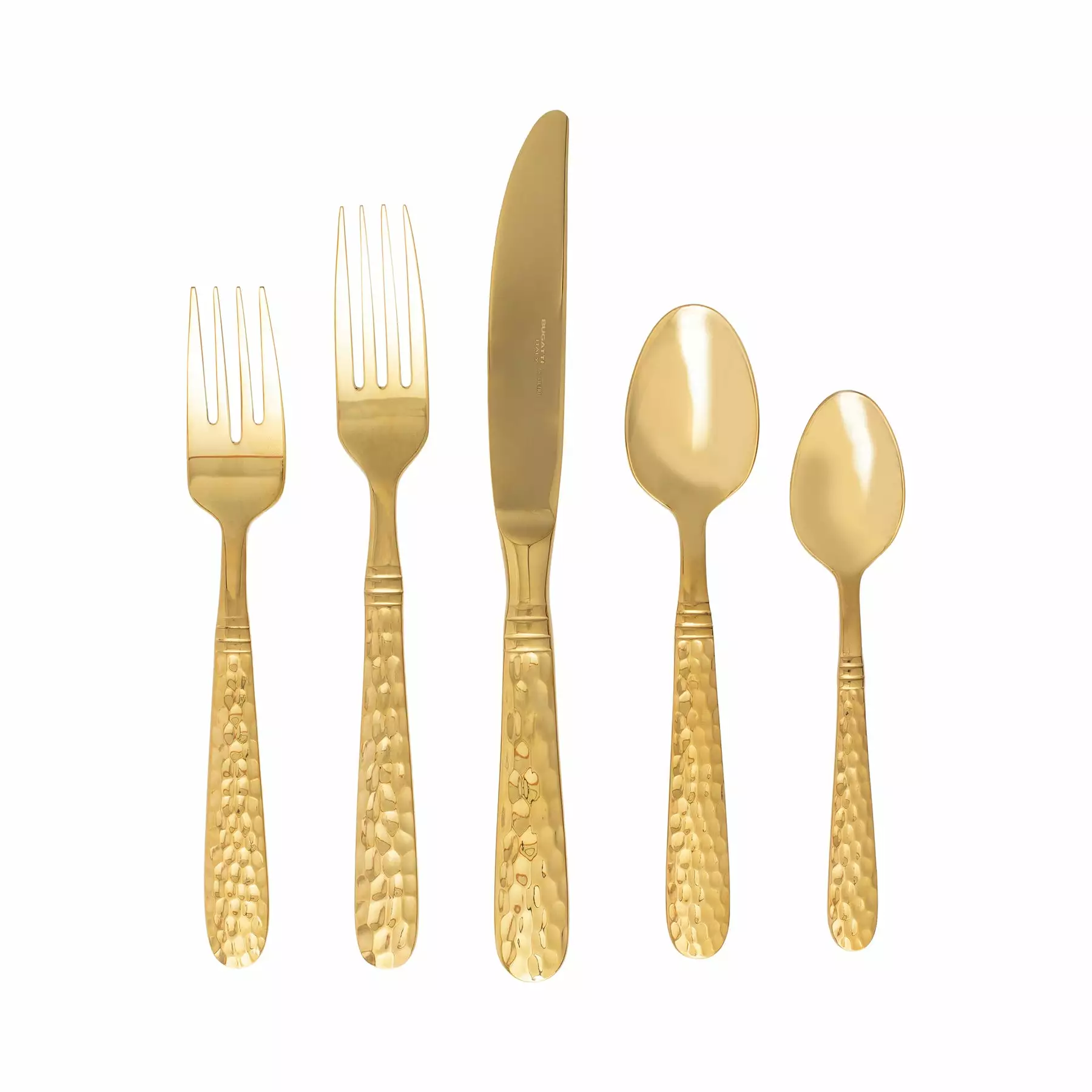 Vietri Martellato Gold Five-Piece Place Setting - Image 2