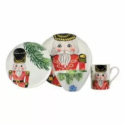 Vietri Nutcrackers Red Four-Piece Place Setting
