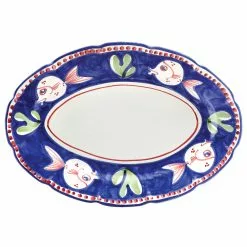 Vietri Campagna Pesce Oval Platter
