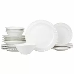 Vietri Pietra Serena Sixteen-Piece Place Setting
