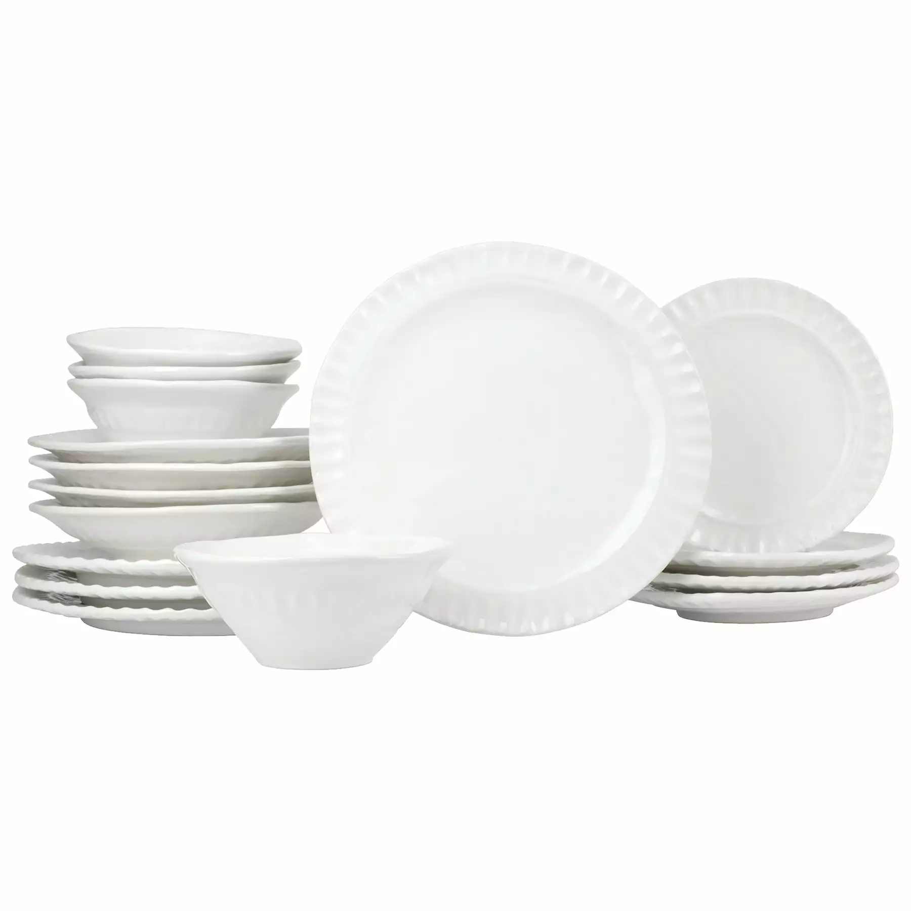 Vietri Pietra Serena Sixteen-Piece Place Setting