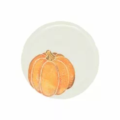 Vietri Pumpkins Salad Plate - Orange Small Pumpkin