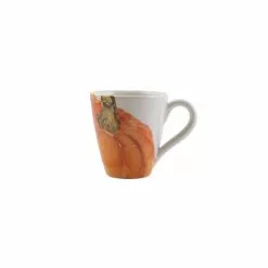Vietri Pumpkins Mug - Orange Medium Pumpkin