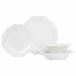 Vietri Incanto Stone Baroque Four-Piece Place Setting
