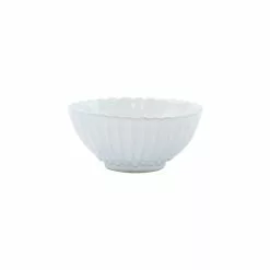 Vietri Incanto Stone White Stripe Small Bowl
