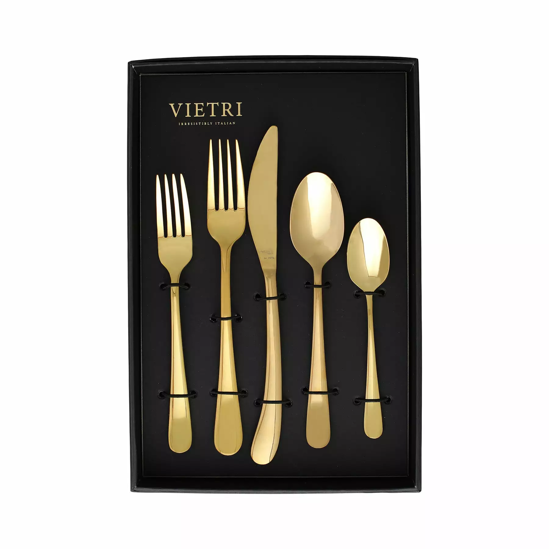 Vietri Settimocielo Oro Five-Piece Place Setting โ Set Of 4