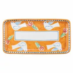 Vietri Campagna Uccello Rectangular Platter
