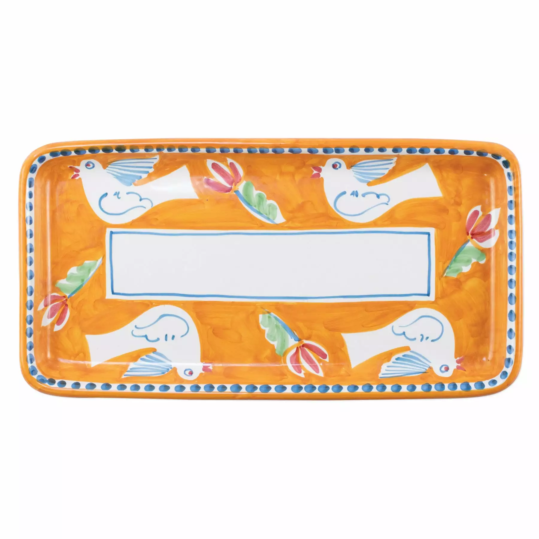 Vietri Campagna Uccello Rectangular Platter