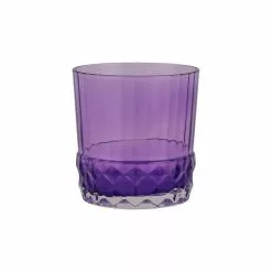 Viva By VIETRI Deco Purple Short Tumbler
