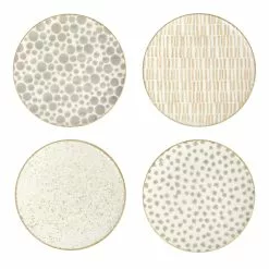 Viva By VIETRI Earth Assorted Dinner Plates - Set Of 4